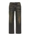 R13 Boy Straight Jeans In Black