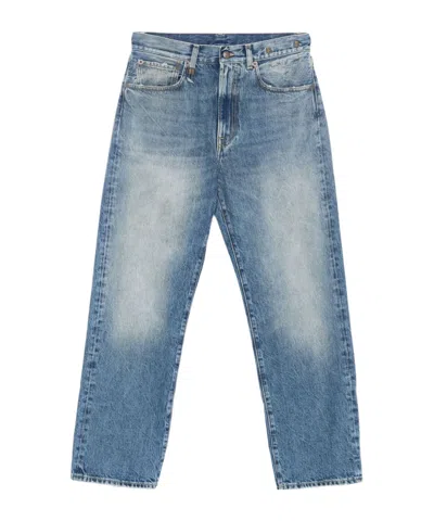 R13 Straight-leg Cotton Jeans In Blue