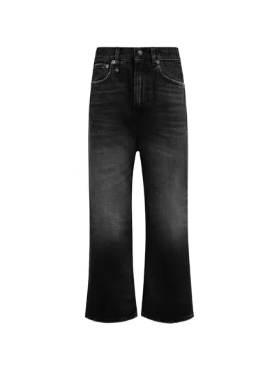 R13 Straight-leg Jeans In Black