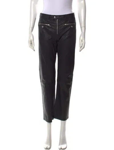 Pre-owned R13 Straight Leg Pants In Black
