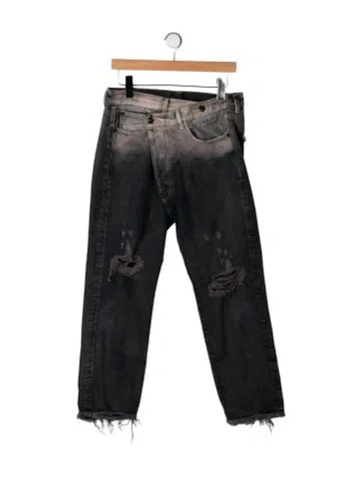 Pre-owned R13 Straight Leg Pants In Black