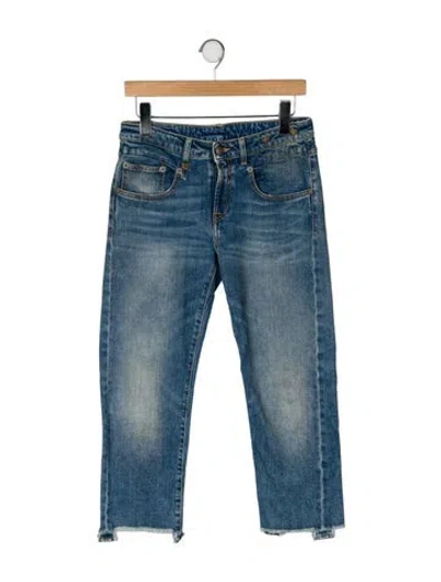 Pre-owned R13 Straight Leg Pants In Blue