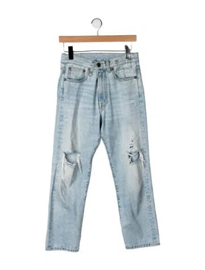 Pre-owned R13 Straight Leg Pants In Blue