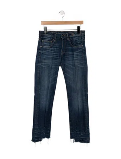 Pre-owned R13 Straight Leg Pants In Blue