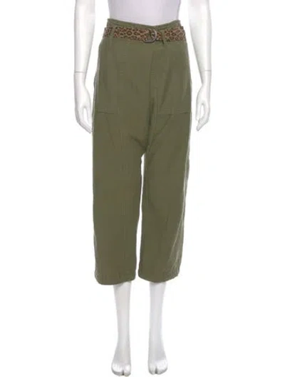 Pre-owned R13 Straight Leg Pants In Green