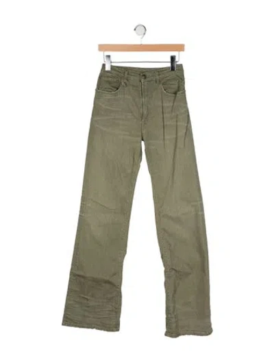 Pre-owned R13 Straight Leg Pants In Green