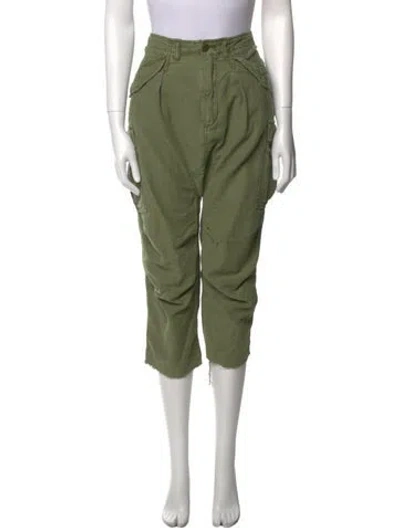 Pre-owned R13 Straight Leg Pants In Green
