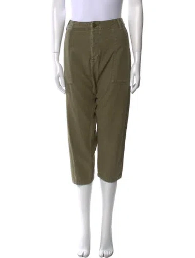 Pre-owned R13 Straight Leg Pants In Green