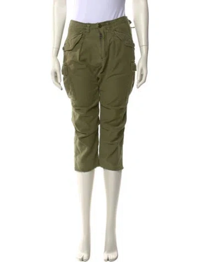 Pre-owned R13 Straight Leg Pants In Green