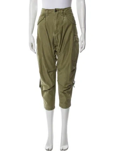 Pre-owned R13 Straight Leg Pants In Green