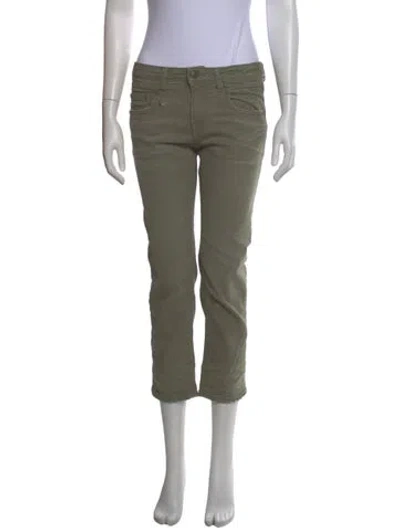 Pre-owned R13 Straight Leg Pants In Green