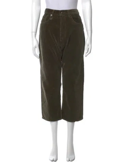 Pre-owned R13 Straight Leg Pants In Green