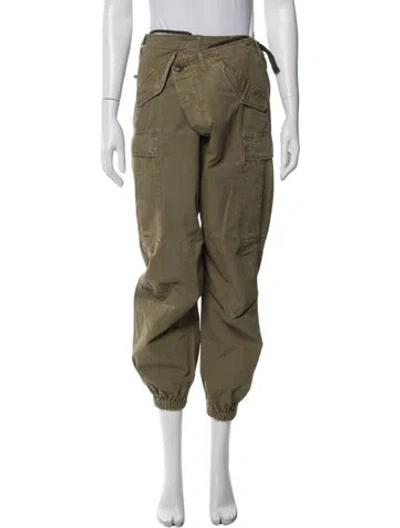 Pre-owned R13 Straight Leg Pants In Green