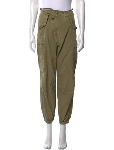 Pre-owned R13 Straight Leg Pants In Green