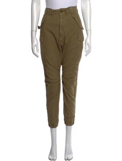 Pre-owned R13 Straight Leg Pants In Green