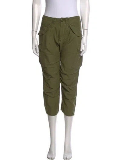 Pre-owned R13 Straight Leg Pants In Green
