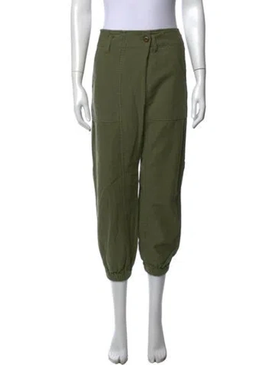 Pre-owned R13 Straight Leg Pants In Green