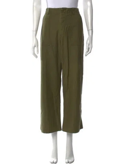 Pre-owned R13 Straight Leg Pants In Green