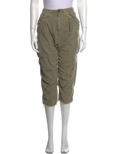 Pre-owned R13 Straight Leg Pants In Green