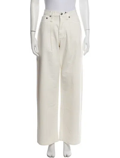 Pre-owned R13 Straight Leg Pants In Neutrals
