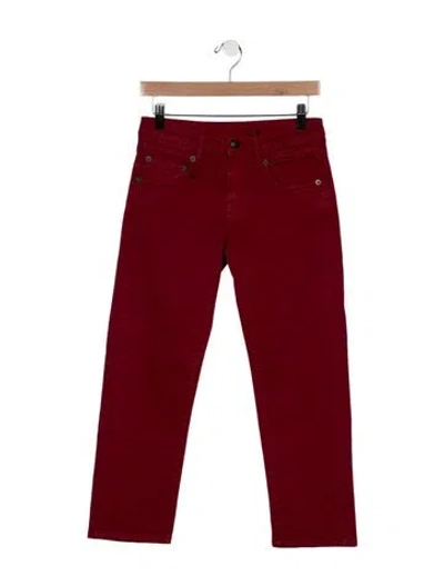 Pre-owned R13 Straight Leg Pants In Red