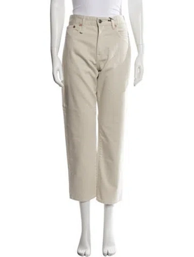 Pre-owned R13 Straight Leg Pants W/ Tags In Neutrals