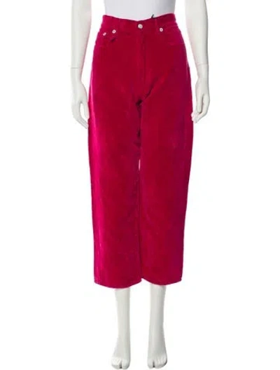 Pre-owned R13 Straight Leg Pants W/ Tags In Red
