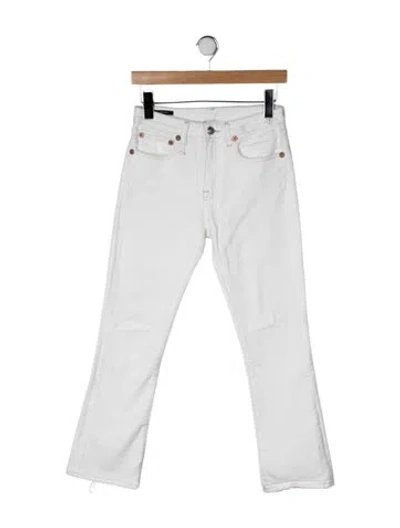 Pre-owned R13 Straight Leg Pants In White