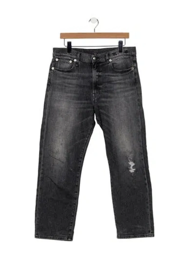 Pre-owned R13 Straight-leg Jeans In Black