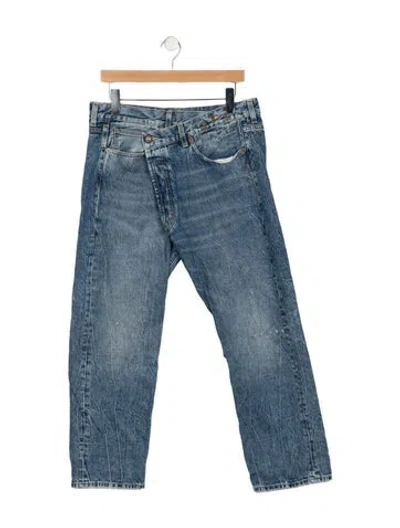 Pre-owned R13 Straight-leg Jeans In Blue