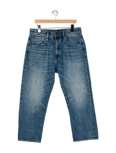 Pre-owned R13 Straight-leg Jeans In Blue