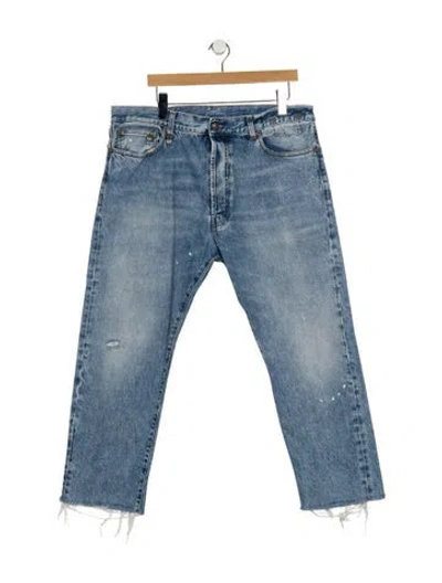 Pre-owned R13 Straight-leg Jeans In Blue