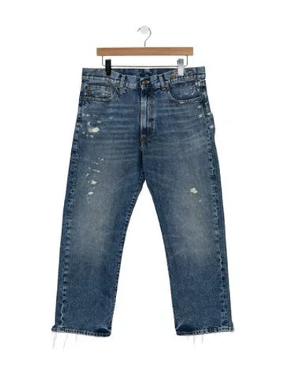 Pre-owned R13 Straight-leg Jeans In Blue