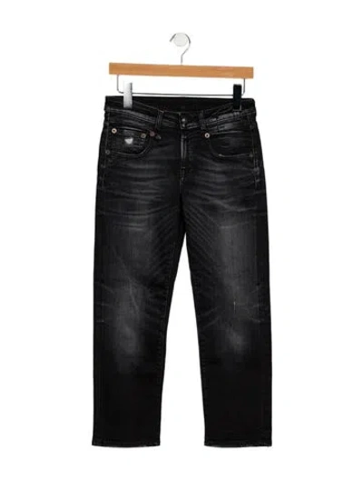 Pre-owned R13 Straight-leg Jeans In Gray