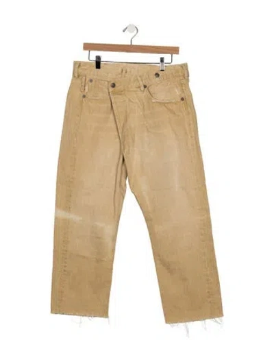 Pre-owned R13 Straight-leg Jeans In Green