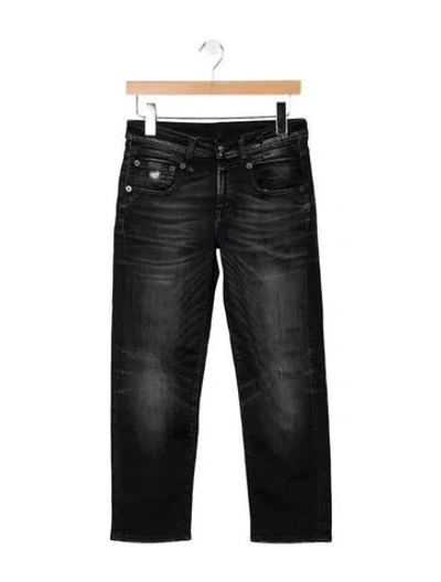 Pre-owned R13 Straight-leg Jeans In Grey