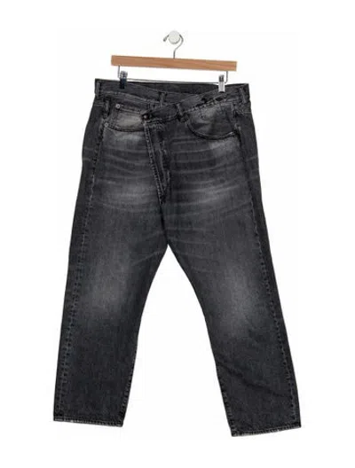 Pre-owned R13 Straight-leg Jeans In Grey