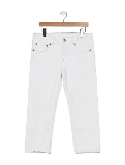Pre-owned R13 Straight-leg Jeans In White
