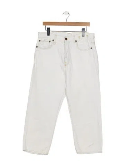 Pre-owned R13 Straight-leg Jeans In White