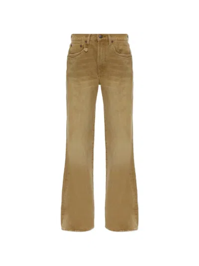R13 Stretch Jeans In Brown