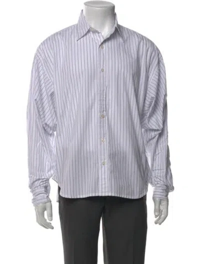 Pre-owned R13 Striped Long Sleeve Dress Shirt In Multi