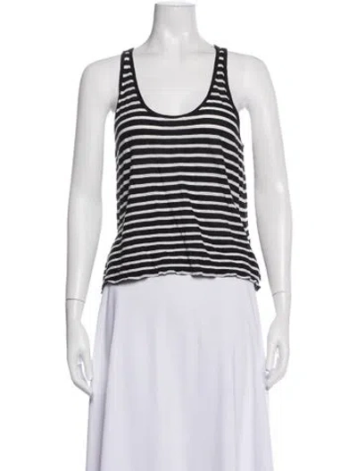 Pre-owned R13 Striped Scoop Neck Top In Multi