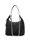 R13 Stud-embellished Chain-link Shoulder Bag In Black
