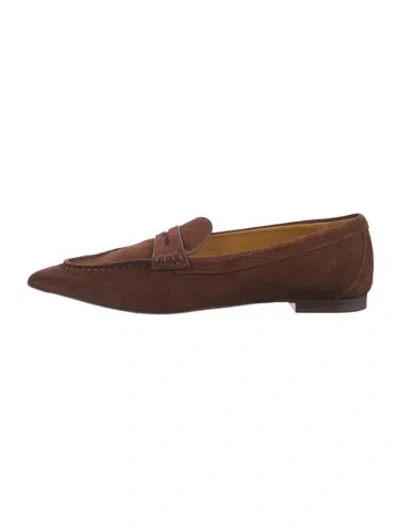 Pre-owned R13 Suede Loafers In Brown