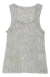 R13 Sweater Tank In Light Heather Grey Mohair
