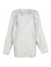 R13 Sweaters White In White