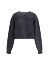 R13 New York Sweatshirt In Gray