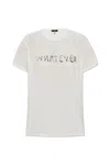 R13 Whatever-print T-shirt In B Ecru