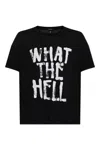 R13 T-shirt With Print In Black