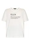 R13 T-shirt With Print In White